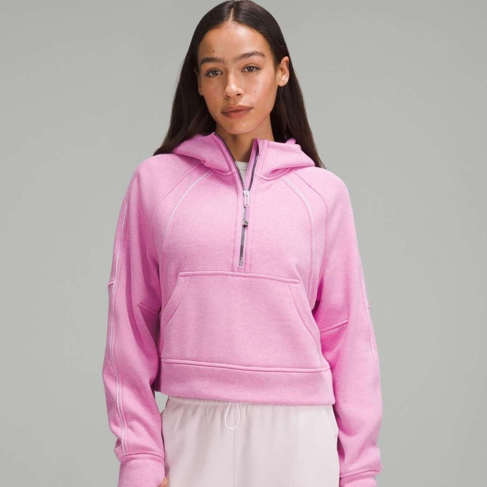 Lululemon Scuba Oversized Half-Zip Hoodie *Plush Heathered Dahlia Mauve